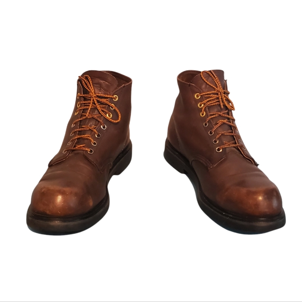 Vintage Red Wing Lace-Up Ankle Boots Men's Size 11B, Made In USA - Picture 7 of 11